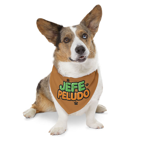 jefe peludo - size XL ''Collar de pañuelo para mascotas''