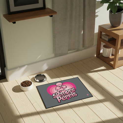 Siempre Perris 'Alfombra para comida de mascotas (24x18) '