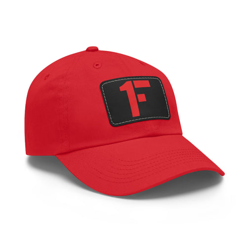 1F. ''Gorra con parche de cuero''
