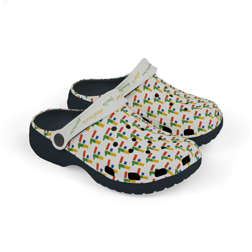 1F ''Zuecos de espuma para niños''