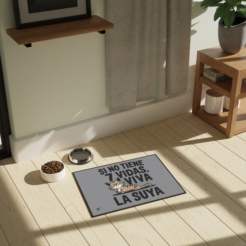 Viva Su Vida 'Alfombra para comida de mascotas (24x18)'