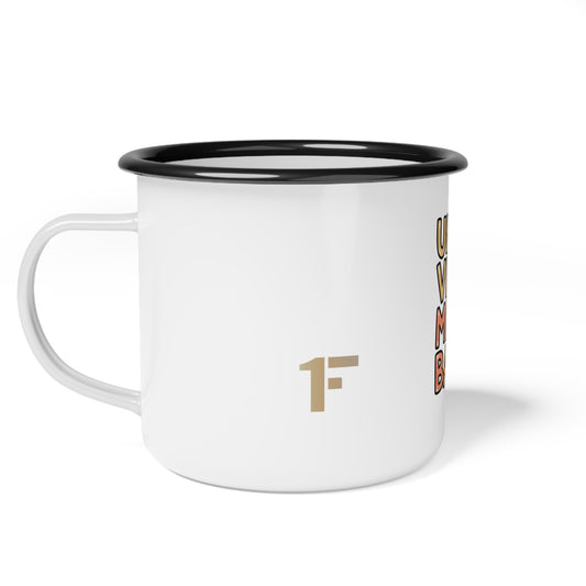 Una Vida Me Basta ''Tasa de campamento con borde negro''