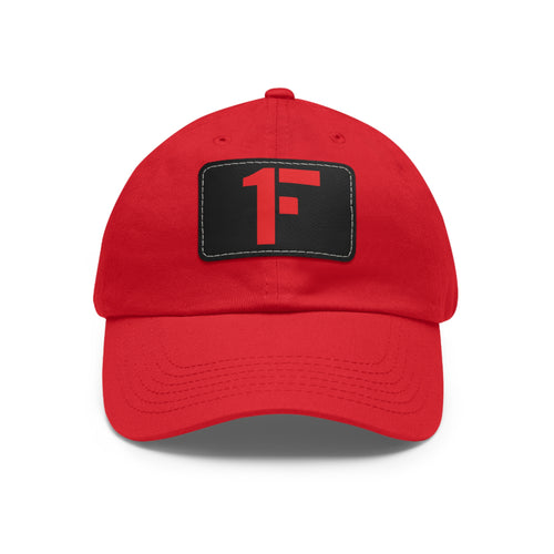 1F. ''Gorra con parche de cuero''
