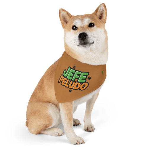 jefe peludo - size L ''Collar de pañuelo para mascotas''