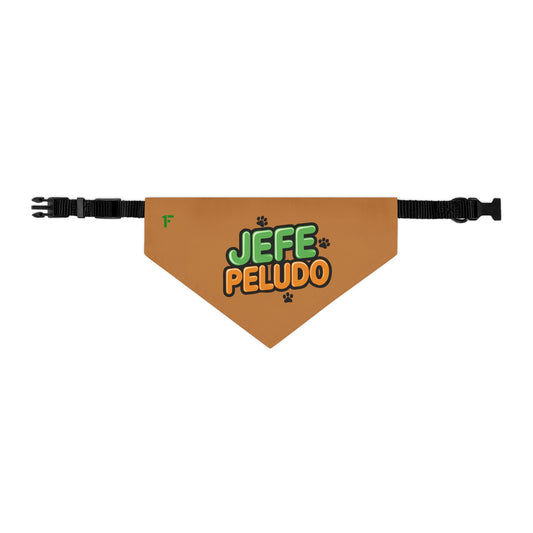 jefe peludo - size M ''Collar de pañuelo para mascotas''