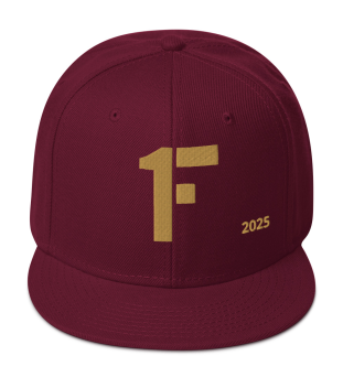 1F 2025 ''Gorra snapback En Bordado''