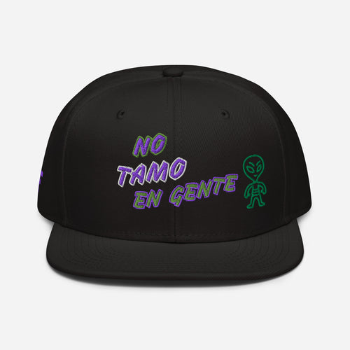 NO Tamo EN GENTE ''Gorra snapback En Bordado''