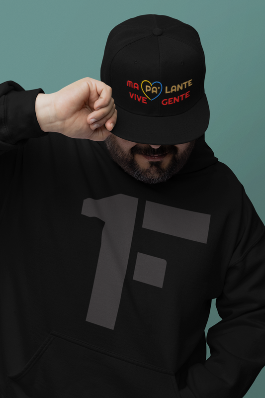 M Pa Lante Vive Gente En Bordado ''Gorra snapback''