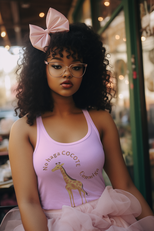 No Haga CoCOte Conmigo ''Camiseta de Tirantes para mujer''