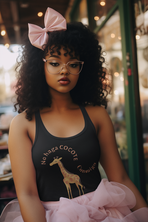 No Haga CoCOte Conmigo ''Camiseta de Tirantes para mujer''