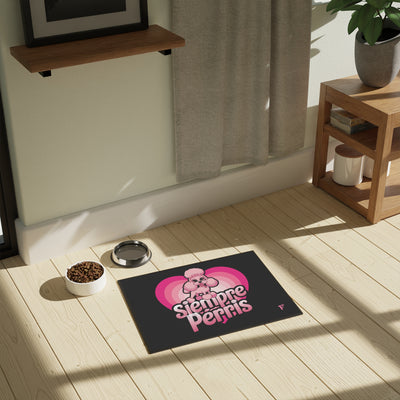 Siempre Perris  'Alfombra para comida de mascotas (24x18)'