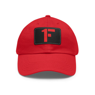 1F.   ''Gorra con parche de cuero''