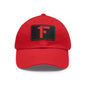 1F.   ''Gorra con parche de cuero''
