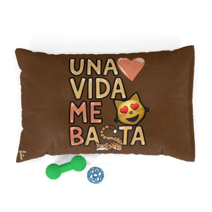 Una vida Me Basta  'Almohada para mascotas'