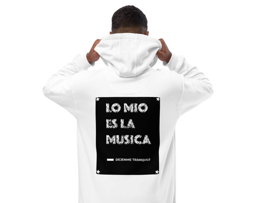 Lo Mio Es La Musica  HOMBRES ''Sudadera  unisex con capucha ''