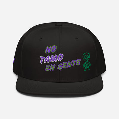 NO Tamo EN GENTE  ''Gorra snapback En Bordado''