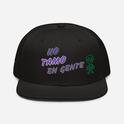 NO Tamo EN GENTE  ''Gorra snapback En Bordado''