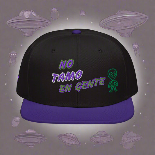 NO Tamo EN GENTE  ''Gorra snapback En Bordado''