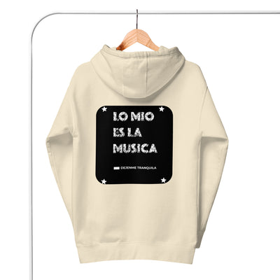Lo Mio Es La Musica MUJERES  ''Sudadera  unisex con capucha ''